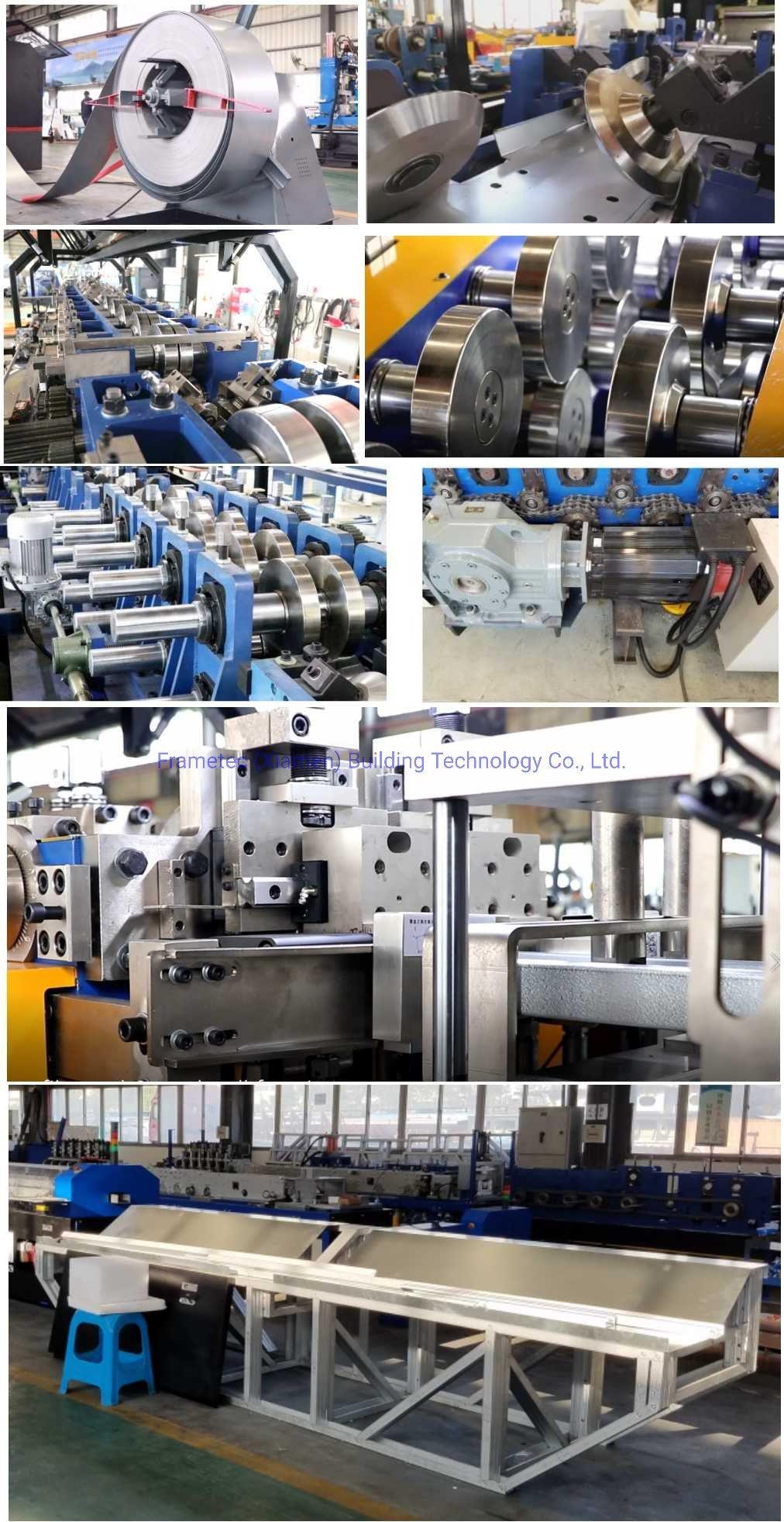 Heavy Duty Adjustable Multi Sizes 140-305mm Light Gauge Steel Framing Machine for Prefabricated House Building