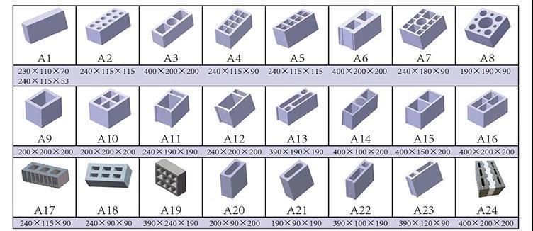 Xinming Multipurpose Qmy4-45 Egg Laying Concrete Brick Making Machine Hollow Block Machines with High Quality