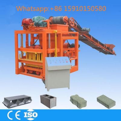 Qtj 4-26c Automatic Concrete Cement Hollow Brick Block Making Machine