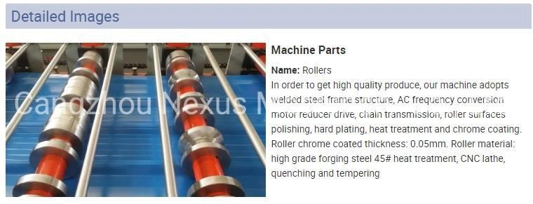 PLC Control Double Layer Roof Tile Making Roll Forming Machine