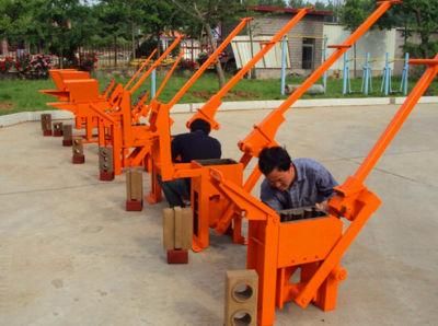 Hr1-30 Simple Manual Soil Interlocking Brick Machine, Easy Operate Brick Machine, for Small Brick Making Plant