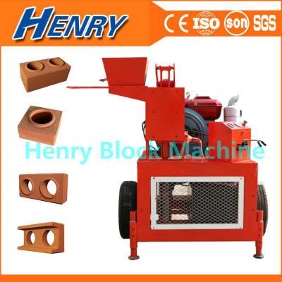 Hr1-20 Diesel Engine Hydraform Soil Interlocking Standard Block Brick Making Machine
