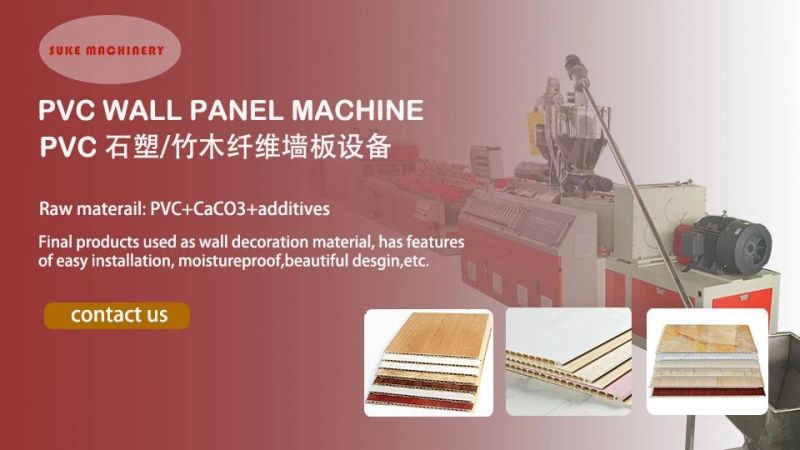 WPC PVC Wall Panel Ceiling Roofing Panel Extrusion Production Line