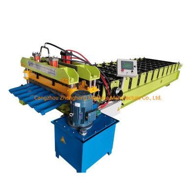 Glazed Tile Roll Forming Machine Metal Roofing Tiles Making Machine for Building Material Machinery