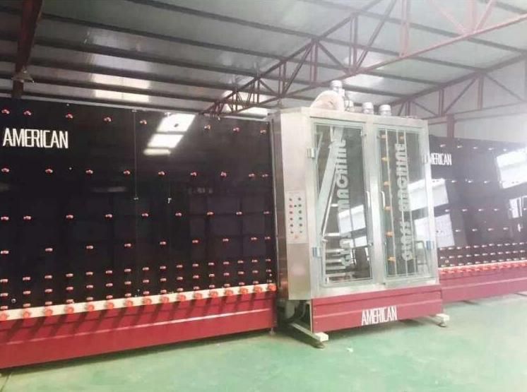 Jy-1800 China Hot Sale Glass Cleaning Verticla Flat Glass Washer
