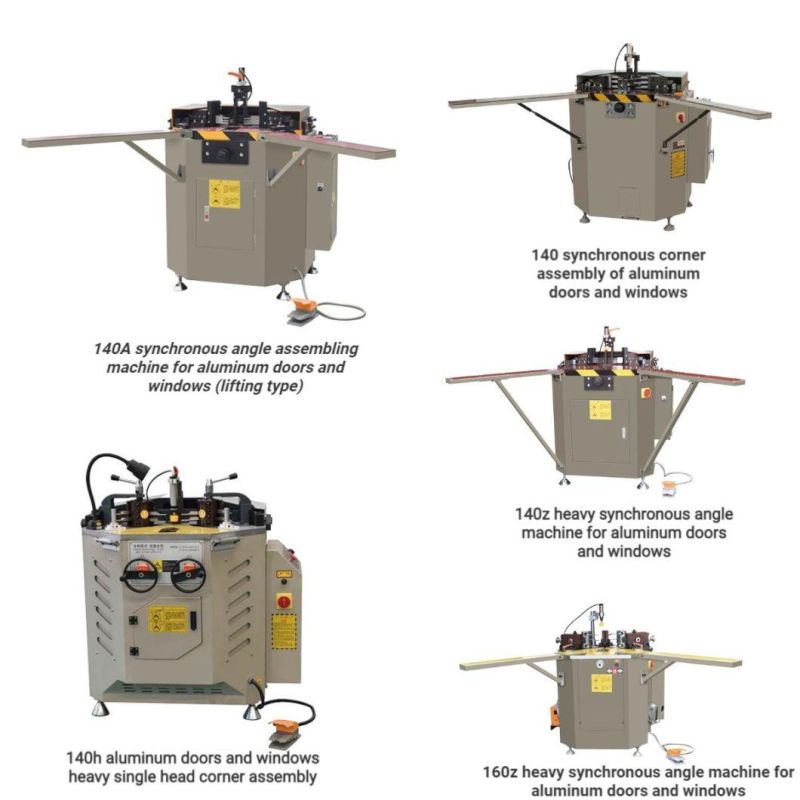 Heavy-Duty Aluminum Alloy Window Door Profile Hydraulic Single Head Corner Crimping Machine for Window and Door Making