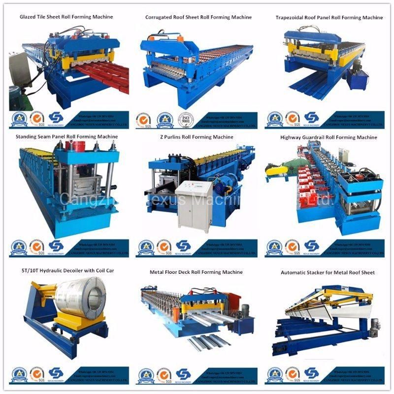 Gearbox Driven Galvanized Roof Profile Sheet Forming Machine/Roof Making Machine