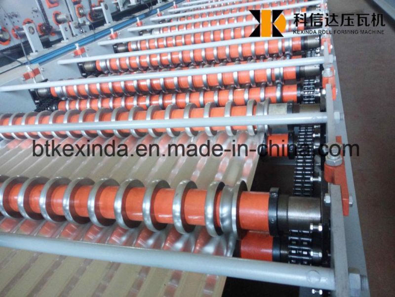 Kexinda 800 Corrugated Roof Roll Forming Machinery Lifetime Repair Guarantee