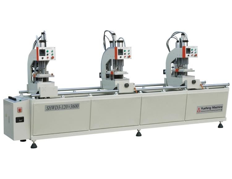 UPVC Window Door Making Machine 3 Heads Seamless Welding Machine