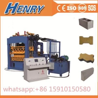 Automatic Concrete Block Making Machine Paving Stone Kurbstone Brick Machine Factory