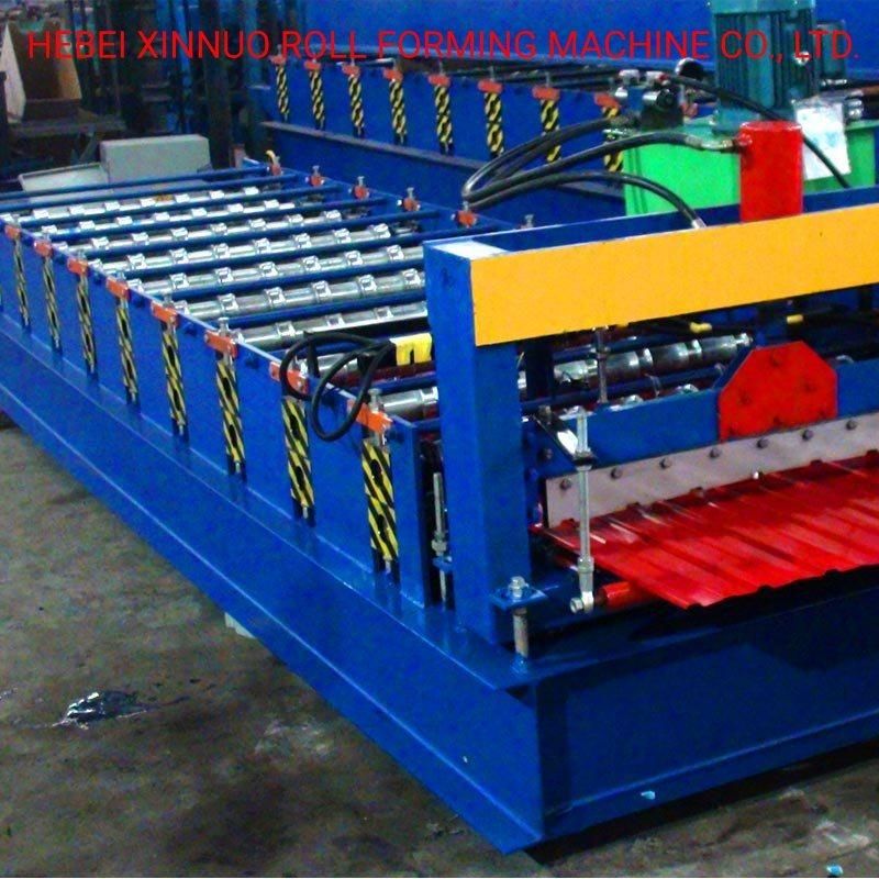 Philippine Design Steel Tile Roof Forming Machine Metal Tile Roll Forming Machine