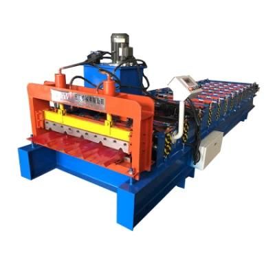 Steel Trapezoidal Sheet Tile Making Roll Forming Machine/5 Rib Metal Ibr Roof Sheetmaking Machine