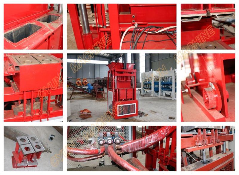 Cy2-10 Automatic Hydraulic Clay Interlocking Brick Hydraform Block Making Machine Price