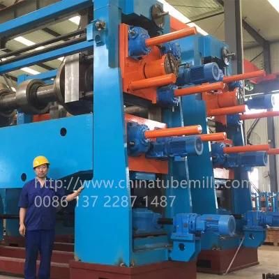 High Efficiency Stainless Steel Round / Square Shaped Pipe Making Machine / Ss Tube Mill