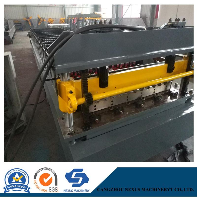 Metal Roofing Sheet Roll Forming Machine with 1450mm Feeding Width for India Market