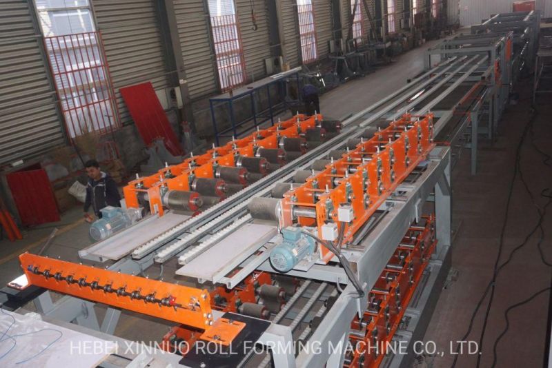 EPS/Rock Wool Sandwich Roof Panel Roll Forming Machine Sandwich Panel Production Line Machinery