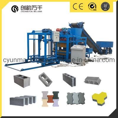 Qt4-25 Cheap Automatic Concrete Paver Blcok Making Machine in Zambia