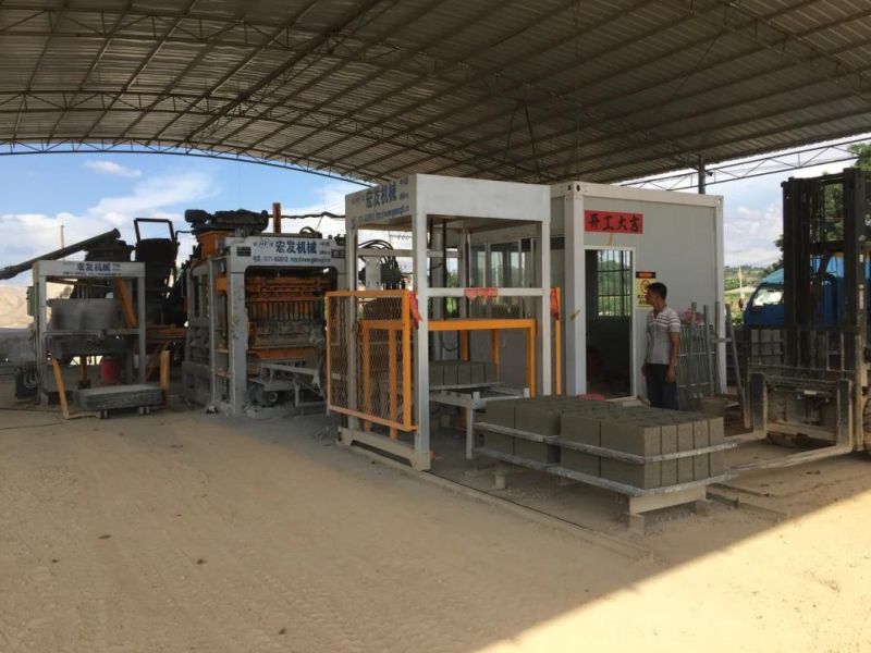 The Pavements of The Streets and Curbs of Sidewalks Brick Making Machine