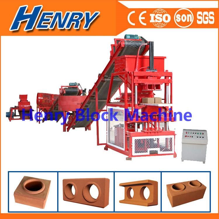 Hr2-10 Automatic Holland Soil Interlocking Brick Machine