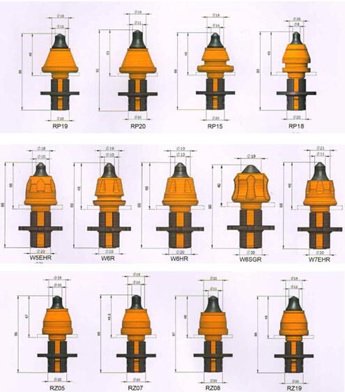 W5/W6 Road Planing Cutter Planer Picks