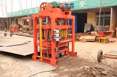 Qt4-40 Small Manufacturing Machines Manual Hollow Block Machinery Brick Making Machine