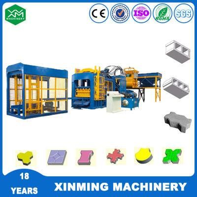 Qt10-15 Automatic Hydraulic Concrete Hollow Cement Paver Brick Block Making Machine Supplier in China