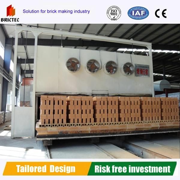 Full Automatic Clay Brick Machine Tunnel Kiln