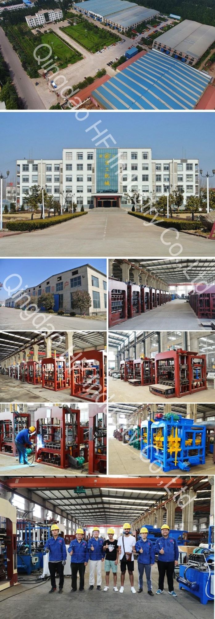 Qt12-15  Fully Automatic Concrete Hollow Block Making Machine  Block Machine