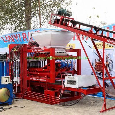 Qt4-18 Hydraform Hollow Block Pressing Plant Concrete Brick Making Machine Factory