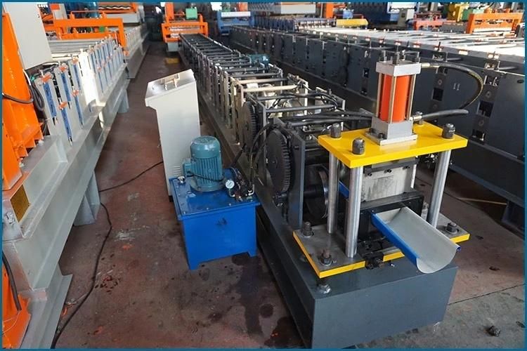 Maquina PARA Hacer Canales De Laminas Gutter Roller Forming Machine