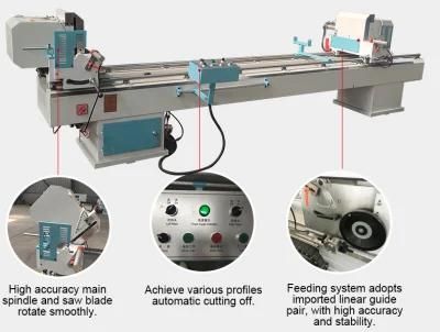 PVC Profile Double Head Cutting Saw for Window and Door Machine