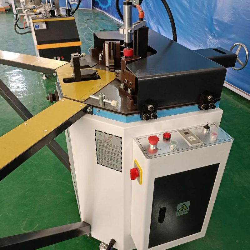 Heavy Duty Automatic Hydraulic Aluminum Windows Corner Crimping Machine