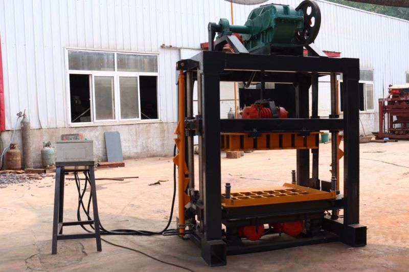 Qtj4-40 Cheapest Block Forming Machine Paver Machine Curbstone Machine Manual Brick Machine