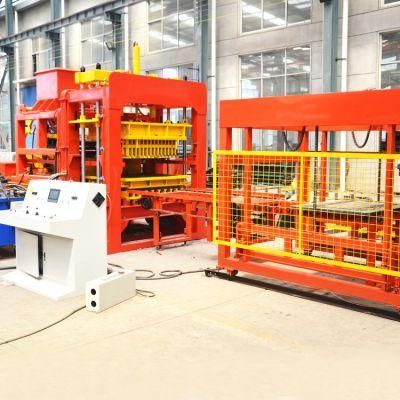 Qt10-15hydraulic Fully Automatic Concrete Block Machine Production Line