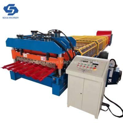 Steel Tile Sheet Metal Roof Roll Forming Machine Export to Ethiopia