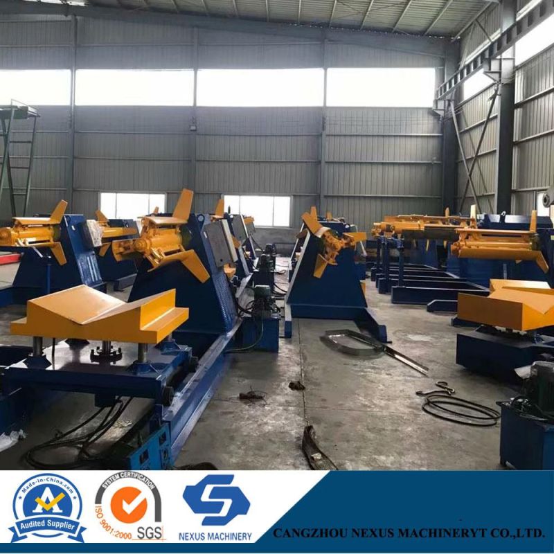 5t/8t/10t Automatic Hydraulic Uncoiler/Decoiler with Wholesale Price