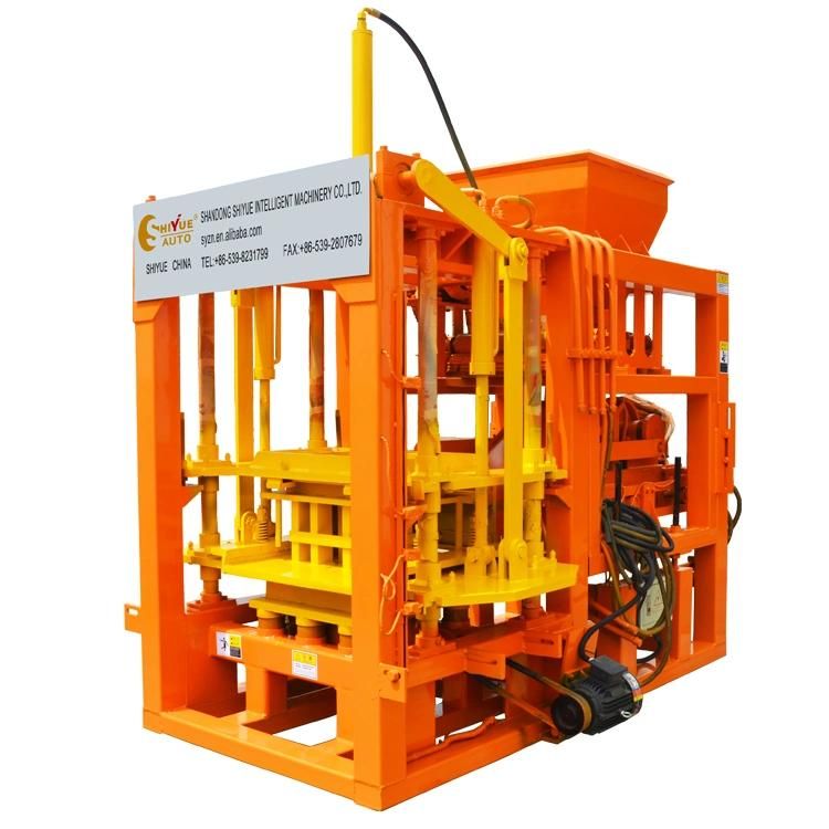 Hydraulic Cement Hollow Block Machine Concrete Color Paving Brick Pavment Making Machine with CE Certificate