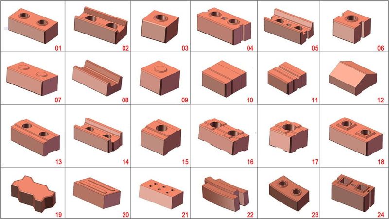 Compress Earth Interlocking Block Moulds Making Machine