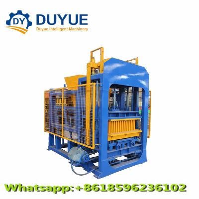 German Technology Duyue Qt6-15 Automatic Cement Brick Block Machinery / Block Making Machines