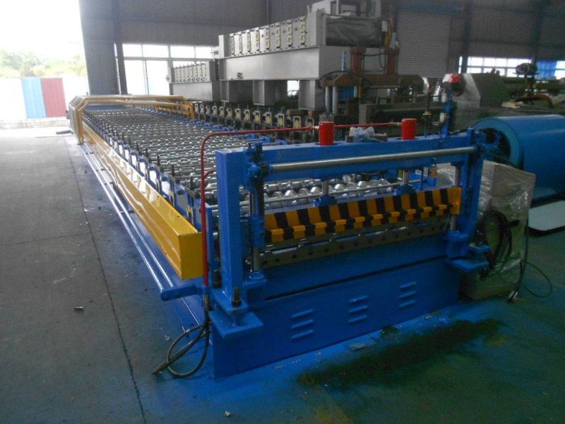 Steel Glazed Roof Tile Roof Panel Roll Forming Machine