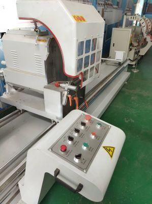 Ljz2-CNC-450X4600 Double-Head Saw CNC Cutting Machine for Aluminum Material for Cutting of Plastic Profiles with High-Precision Rack Motion
