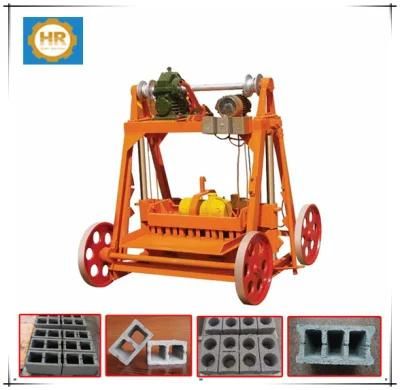 Construction Equipment Qmy4-45 Mobile Concrete Block Making Machine