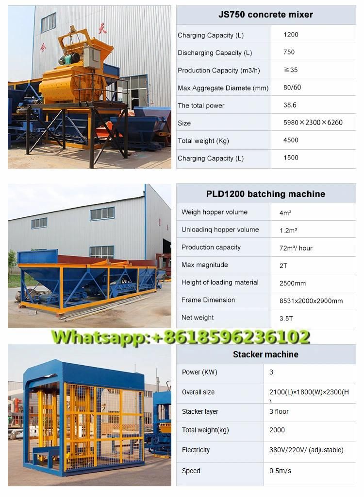 Qt8-15 Automatic Brick Cutting Machine Hollow Block Machine in Kenya Cement Brick Machine Paving Brick