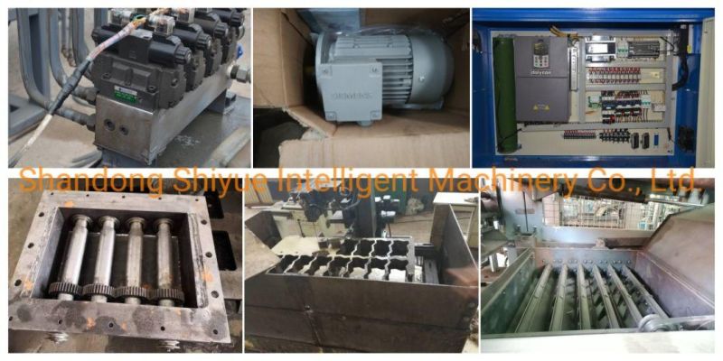 Big Mobile Concrete Hollow Block Fly Ash Brick Making Machine with Customized Moulds