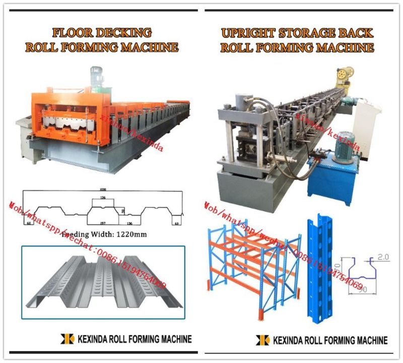 Lipped C Channel Steel Cable Tray Roll Forming Machine