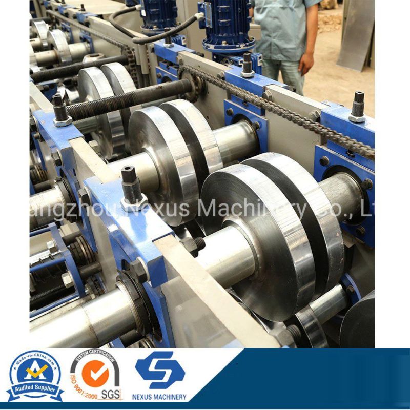 Easy Operation Metal Steel Frame Profile C Purlin Cold Roll Forming Machine