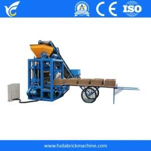 Semi-Auto Interlocking Paver Block Making Machineqt4-24