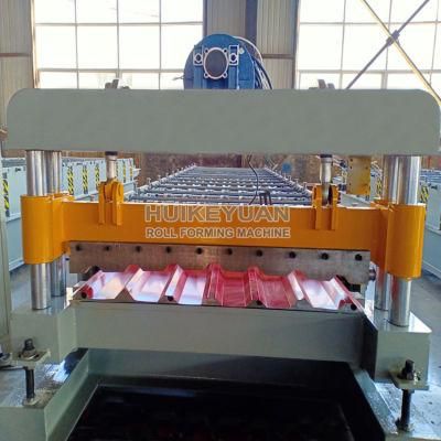 Automatic Metal PPGI Corrugated Iron Sheet Trapezoidal Ibr Roofing Roll Forming Making Machine Maker