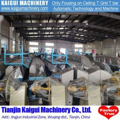 Economical High Performance T Grid Making Machine Cross Tee Machine