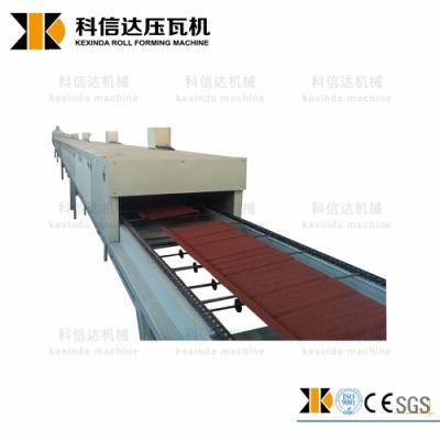 Stone Coated Metal Roof Shingles Making Machine